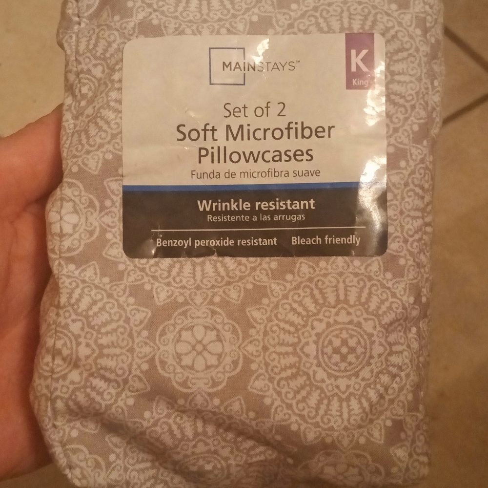 King pillow cases TWO